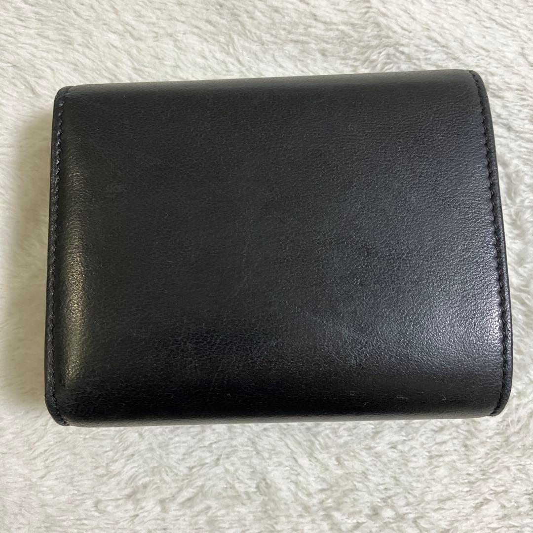 CELINE トリオンフ　三つ折り財布　ブラック