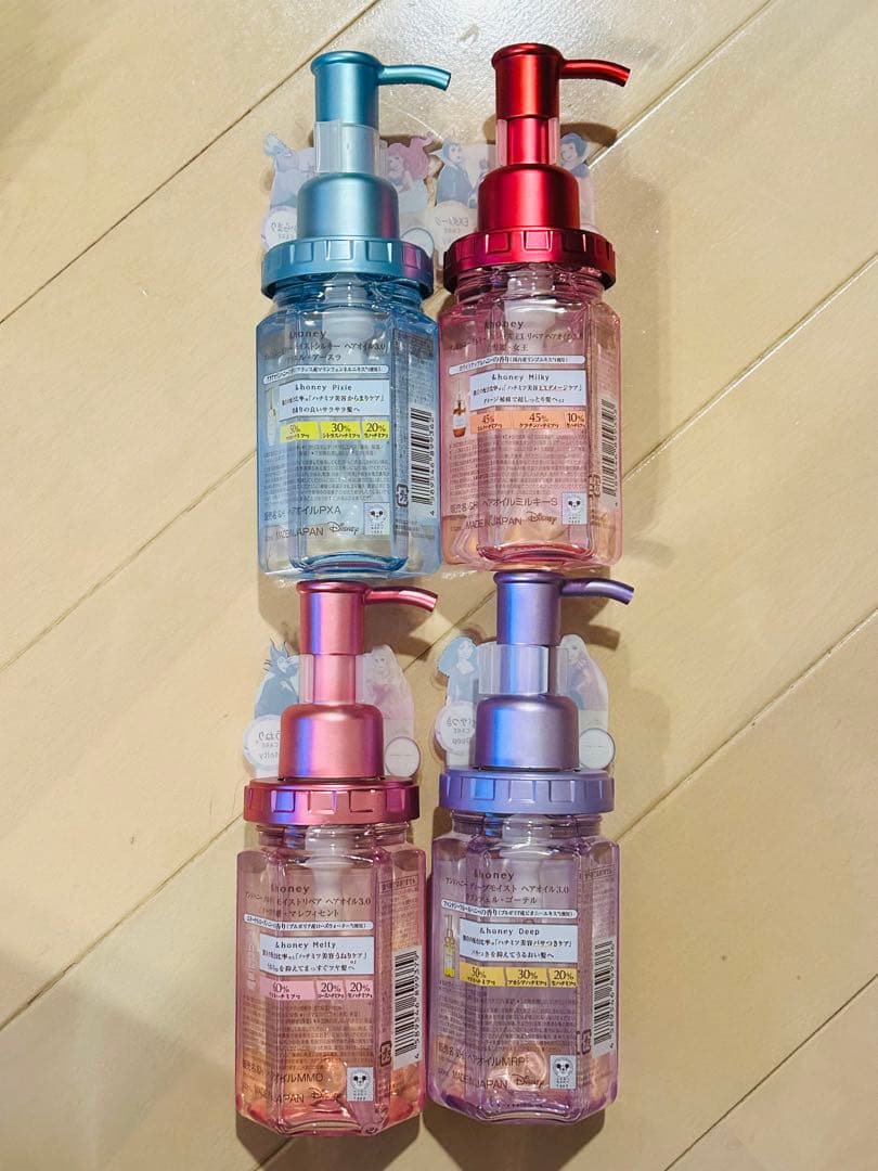 アンドハニー　ヘアオイル　プリンセス　ヴィランズ　ディズニー　限定