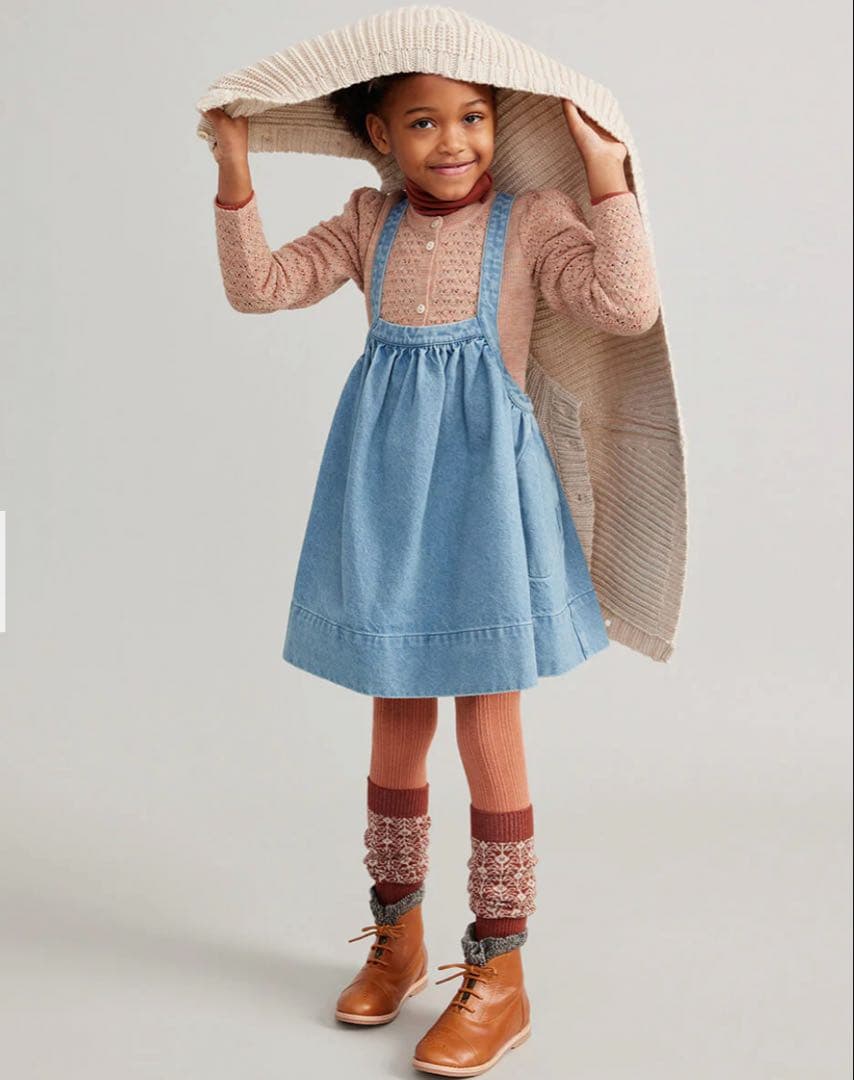 soor ploom Eloise pinfore 5y ワンピース