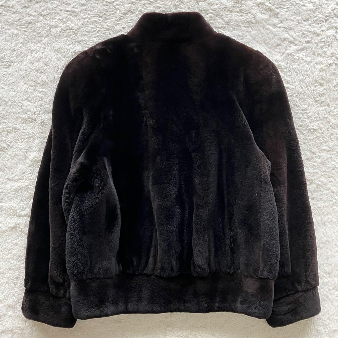 未使用級 BIENFORET ミンク ファー ジャケット コート 11 ブラウン