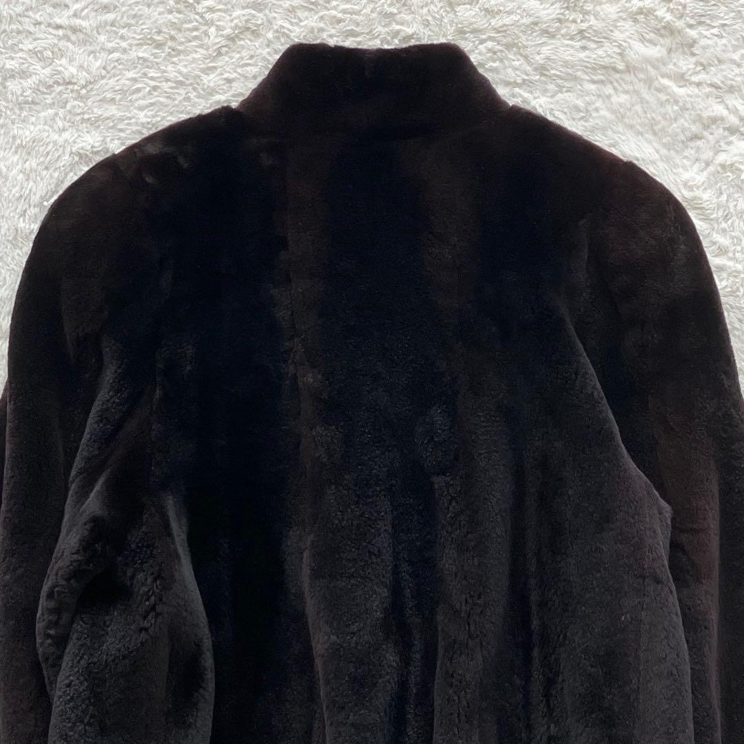 未使用級 BIENFORET ミンク ファー ジャケット コート 11 ブラウン