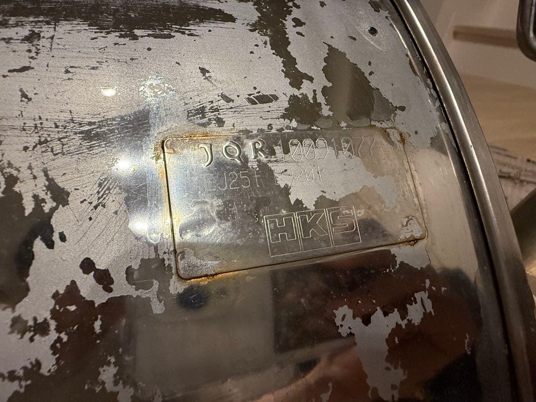 や*ん様 スバル　WRX STI GRB HKS リーガマックス　4本だしマフラ