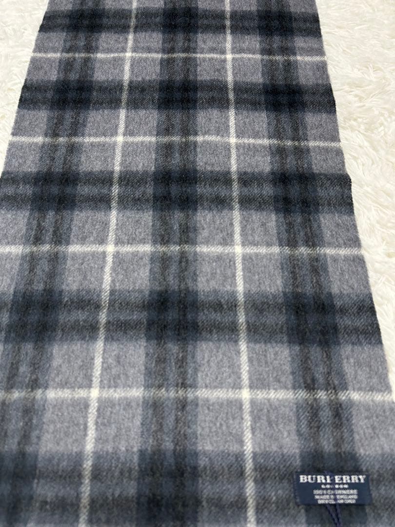 【新品】BURBERRY バーバリー カシミヤ100% マフラー　ノバチェック