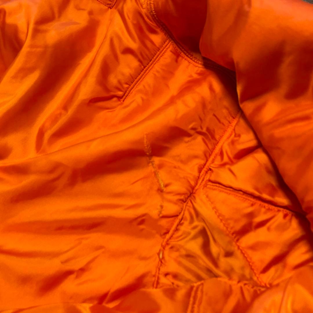 MA-1 米軍　当時物　破れ、補修が多数　サイズ不明