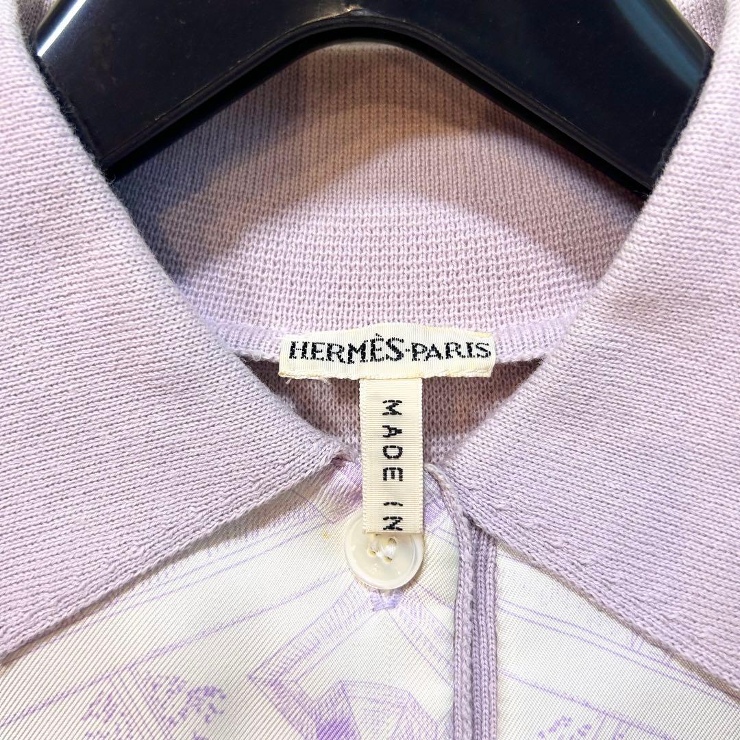 【超希少✨️HERMES✨️スカーフニットポロシャツ】 ヴィンテージ イタリア