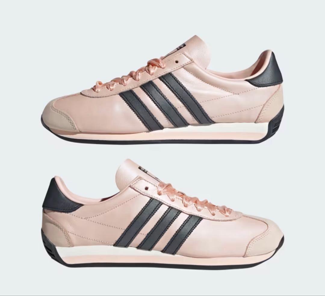 adidas country OG カントリー ピンク リボン スニーカー