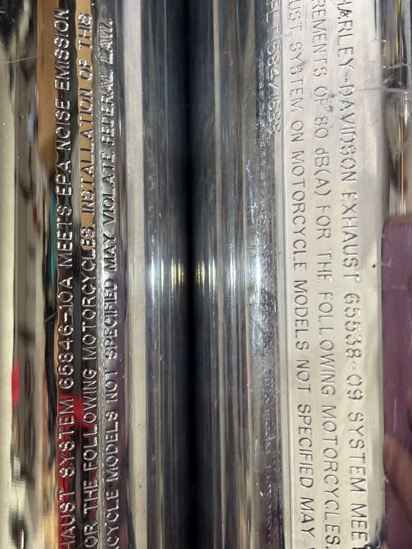 ハーレー　北米マフラー ツーリング