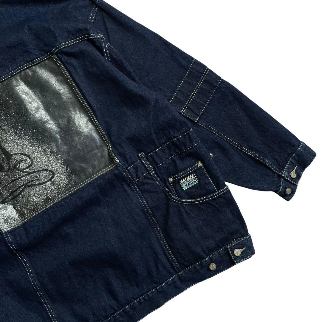 スタジオバイサウスポール デニムジャケット ルーニーテューンズ 90s y2k