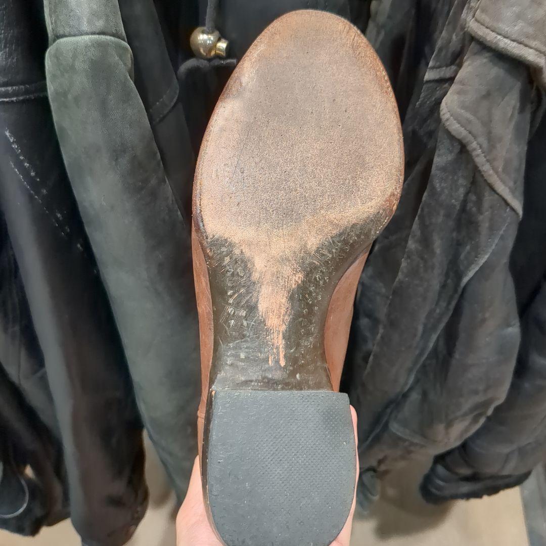 木村拓哉着用 USA古着 ウエスタンブーツ ブラウン刺繍入り