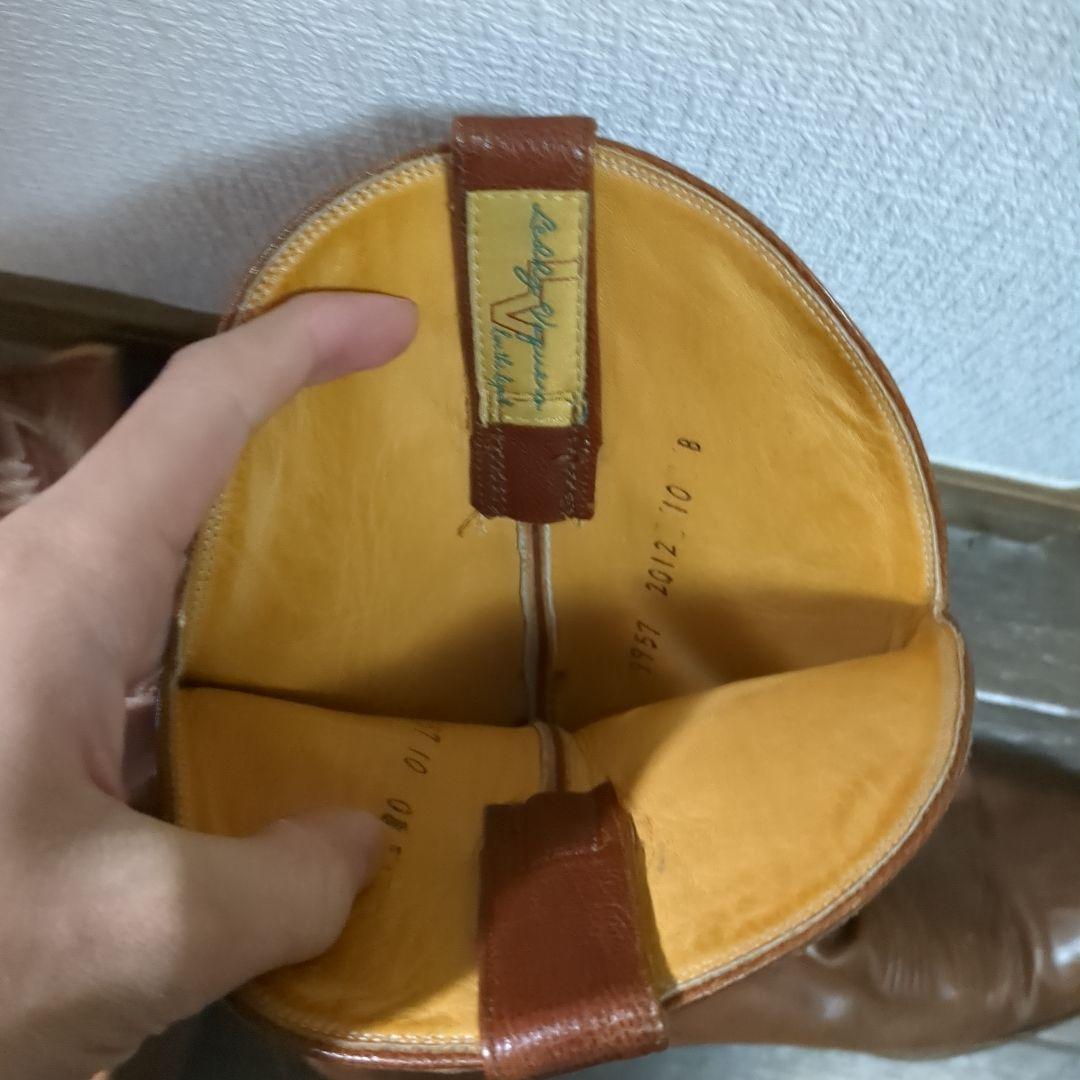 木村拓哉着用 USA古着 ウエスタンブーツ ブラウン刺繍入り