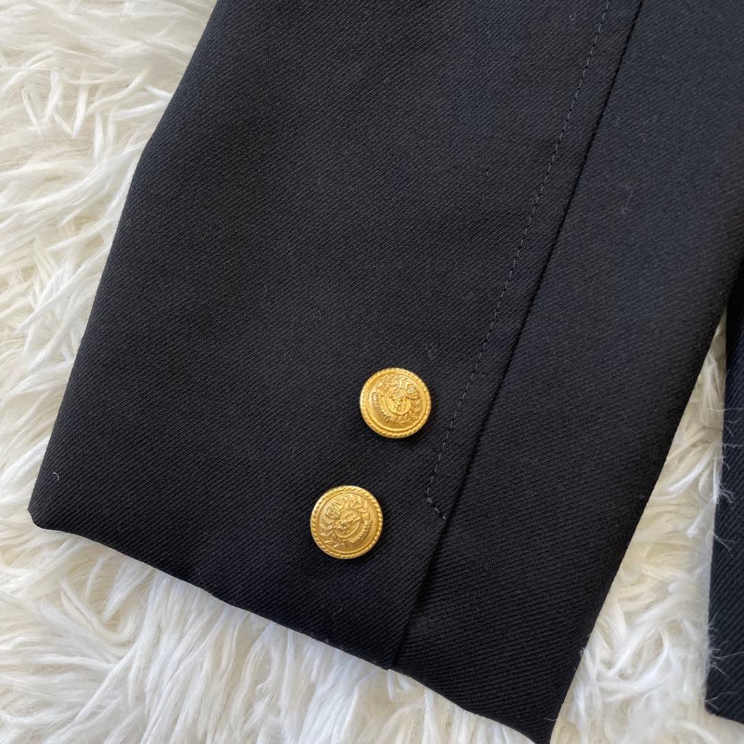 BURBERRY LONDON バーバリーロンドン エンブレム 紺ブレ 160A