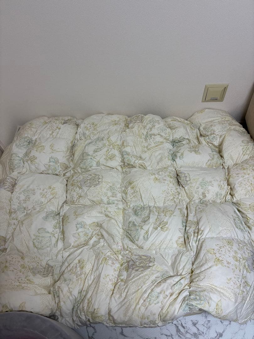 ３*た様 送料分のみからスタート　羽毛掛け布団　丸八真綿販売ソワリー 絹仕様　ダ