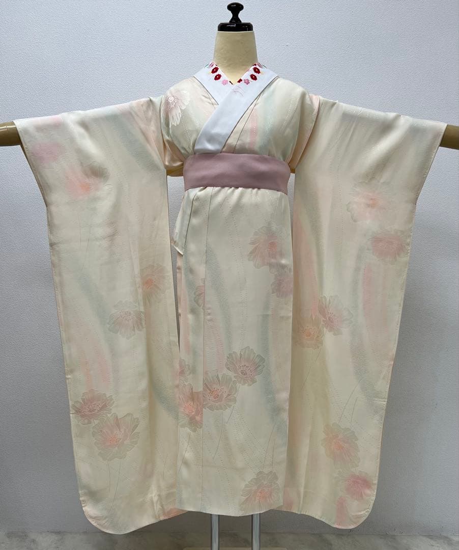 紅型染め　振り袖　フルセット　別誂長襦袢　成人式　美品　佐賀錦本唐織　753