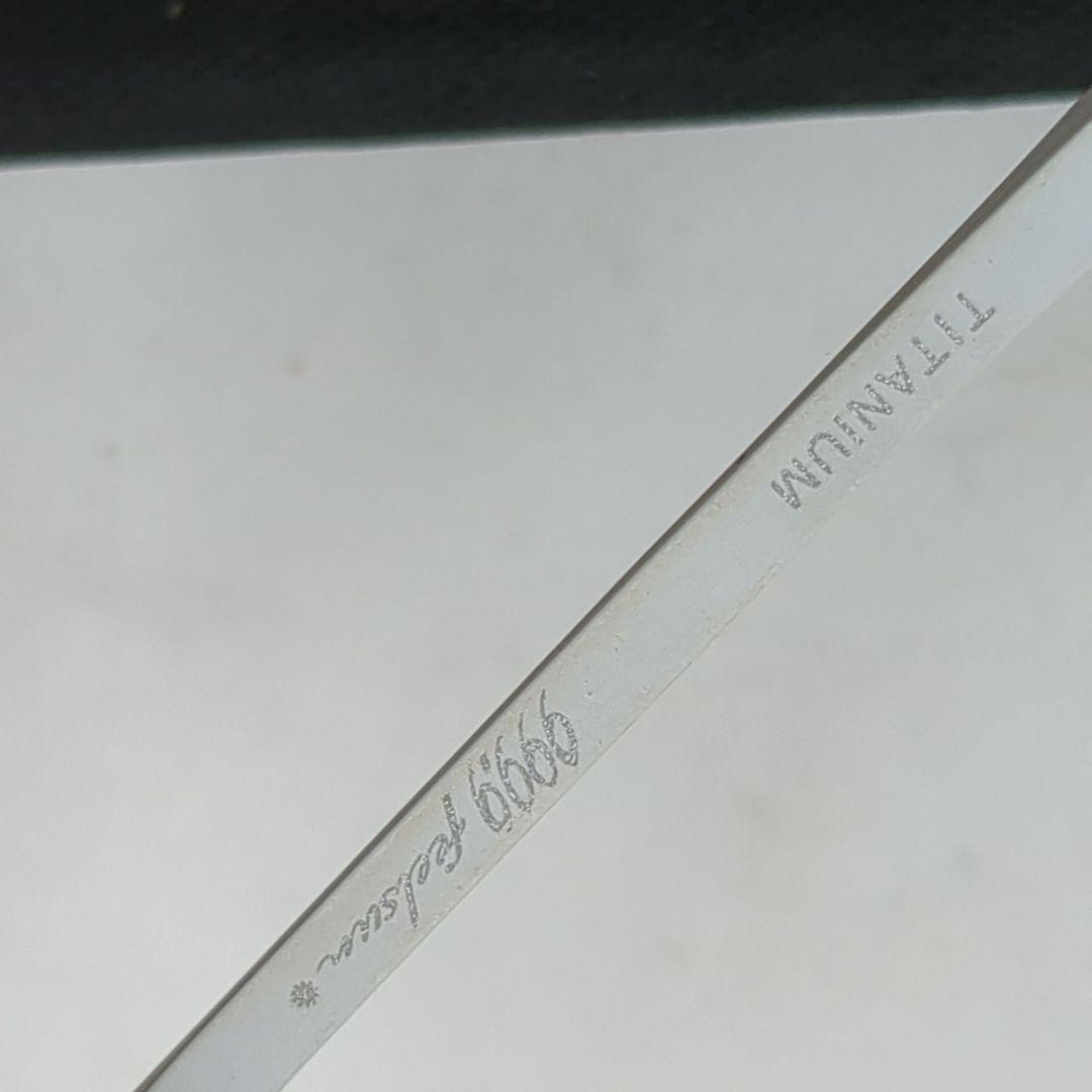 999.9 titanium　サングラス　f-03S