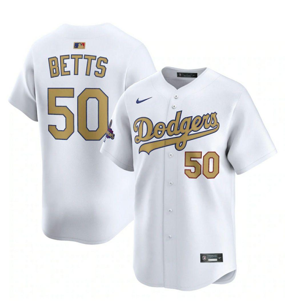 【正規品】限定ゴールドユニフォーム 大谷翔平ベッツフリーマン3点セット Mサイズ