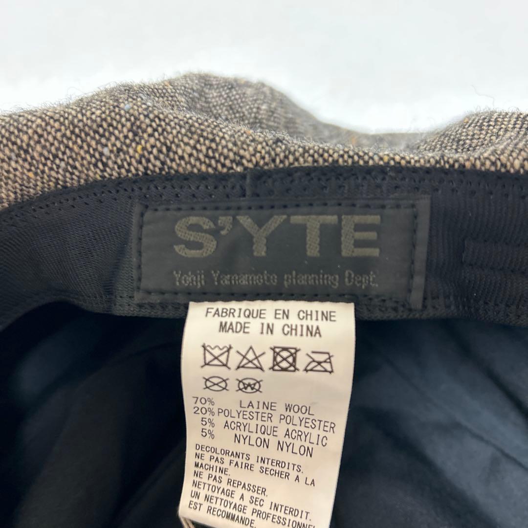 【タグ付き】S’YTE by YOHJI YAMAMOTO キャスケット