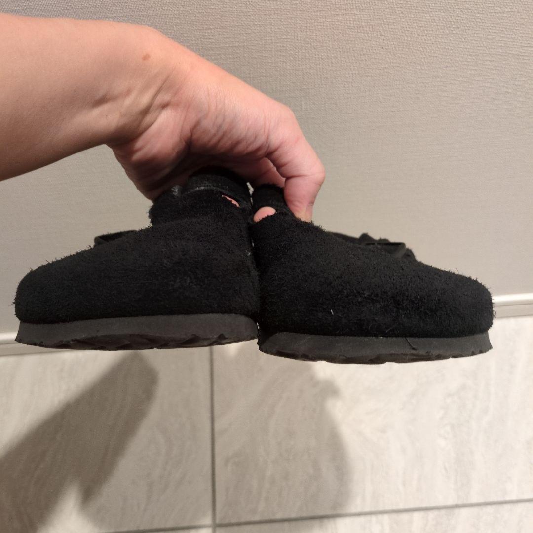 ビルケンシュトック　BEAMS別注　ブラック スエード