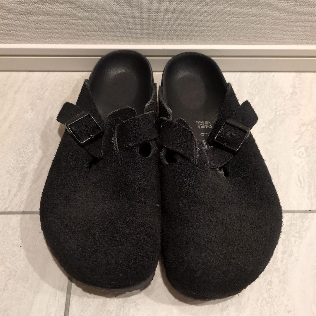 ビルケンシュトック　BEAMS別注　ブラック スエード