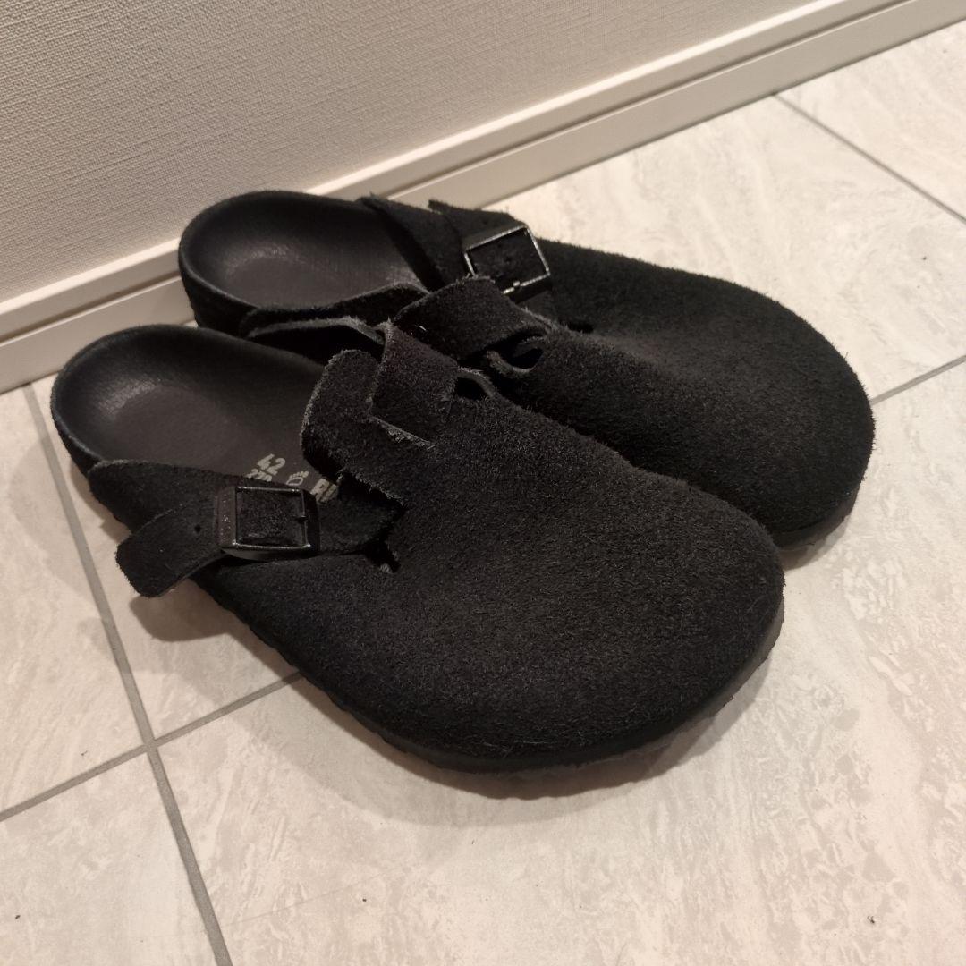 ビルケンシュトック　BEAMS別注　ブラック スエード