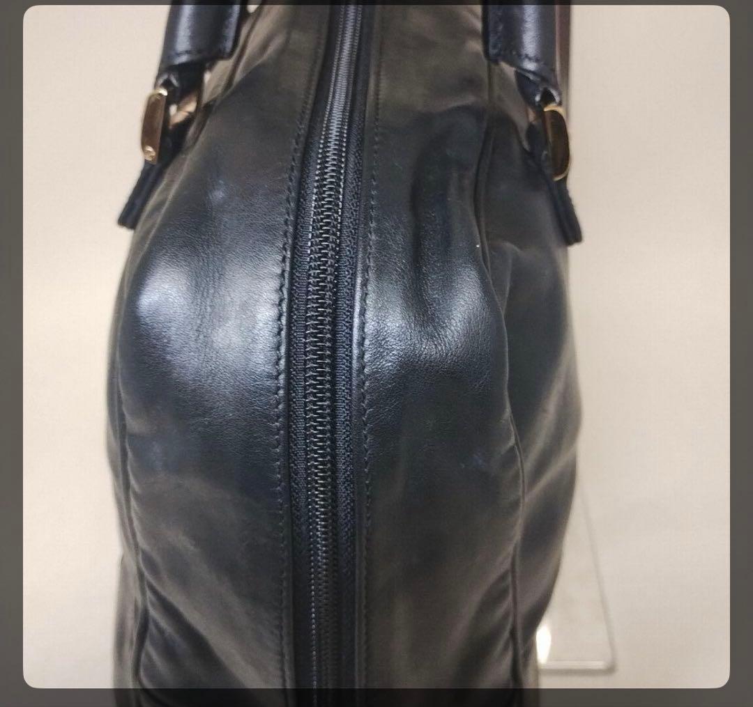 LOEWE ロエベ　アナグラム　ビジネスバッグ　ハンドバッグ　ブラック　レザー