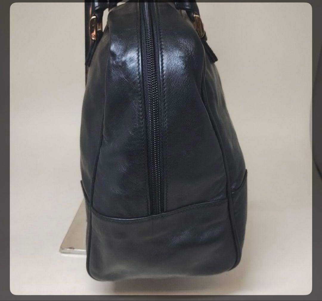 LOEWE ロエベ　アナグラム　ビジネスバッグ　ハンドバッグ　ブラック　レザー