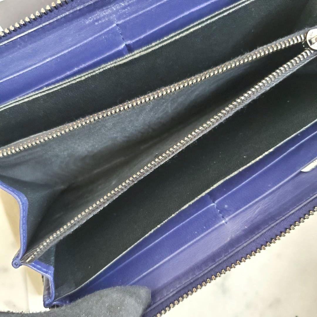 ボッテガヴェネタ 長財布 ラウンドファスナー 希少 イントレチャート 箱 袋付き