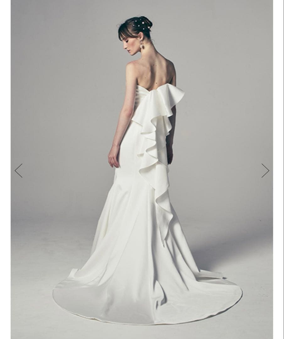 桂由美　ウェディングドレス　取り外し可能リボン付き　値段交渉受付