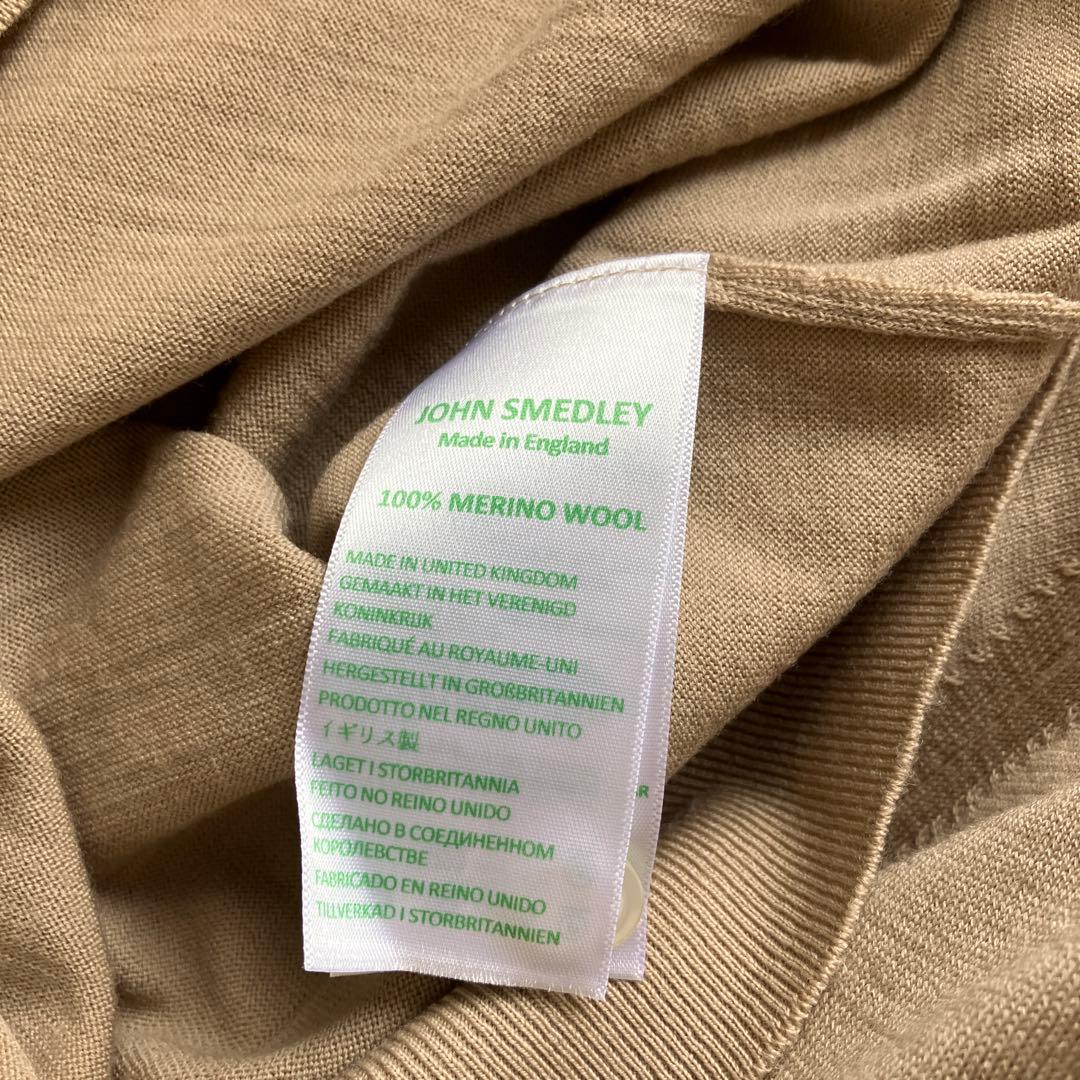 未使用　JOHN SMEDLEY 30G 長袖ニットポロシャツ