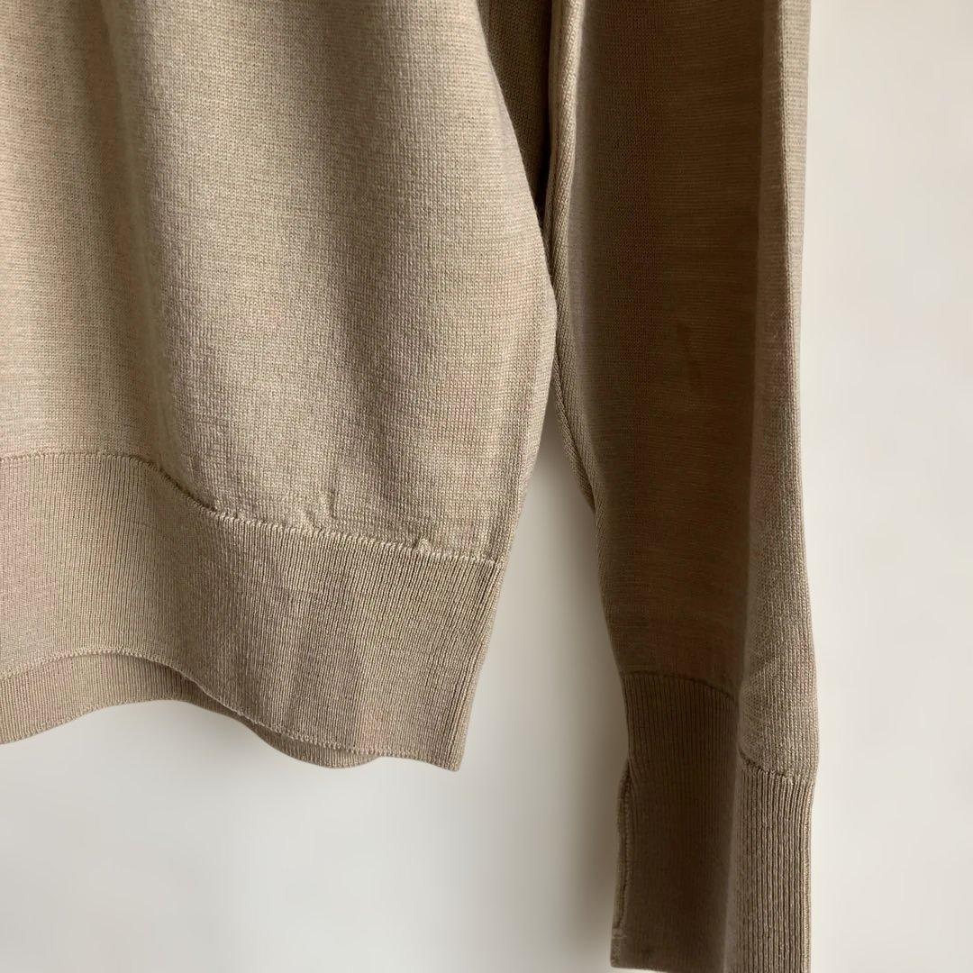 未使用　JOHN SMEDLEY 30G 長袖ニットポロシャツ