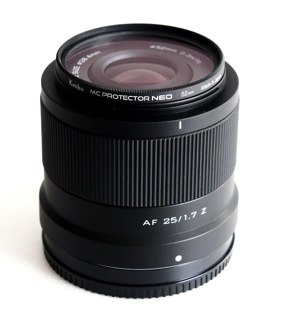 新同品 Viltrox AF 25mm F1.7 AIR Zマウント フィルター