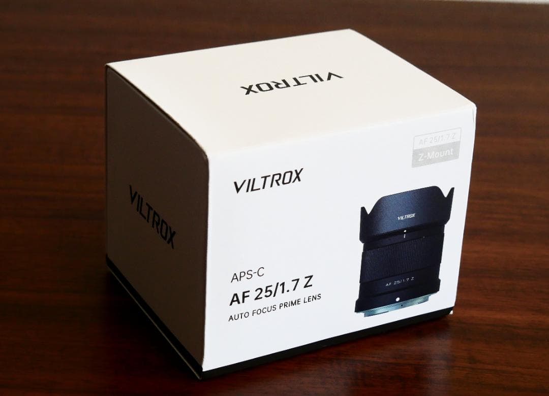 新同品 Viltrox AF 25mm F1.7 AIR Zマウント フィルター