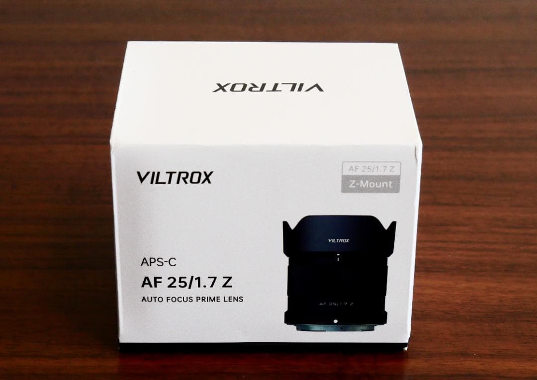 新同品 Viltrox AF 25mm F1.7 AIR Zマウント フィルター