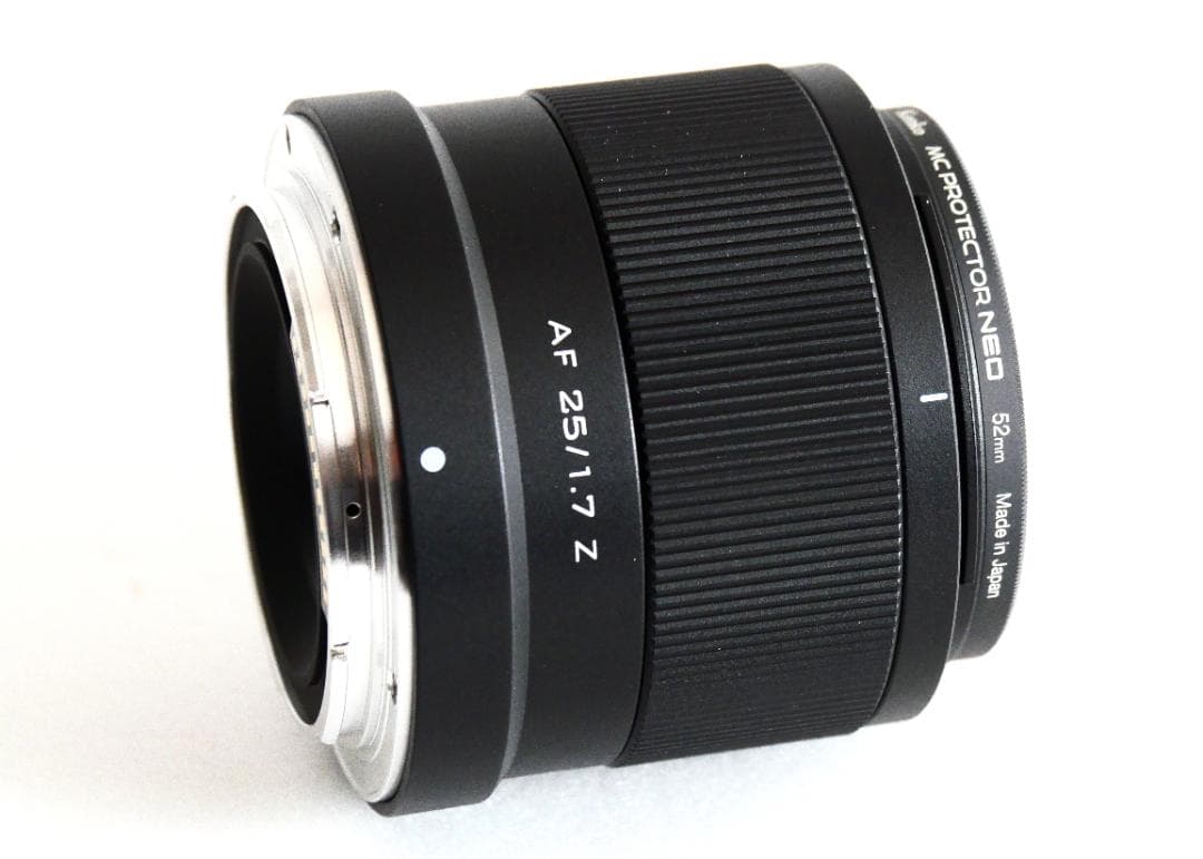 新同品 Viltrox AF 25mm F1.7 AIR Zマウント フィルター