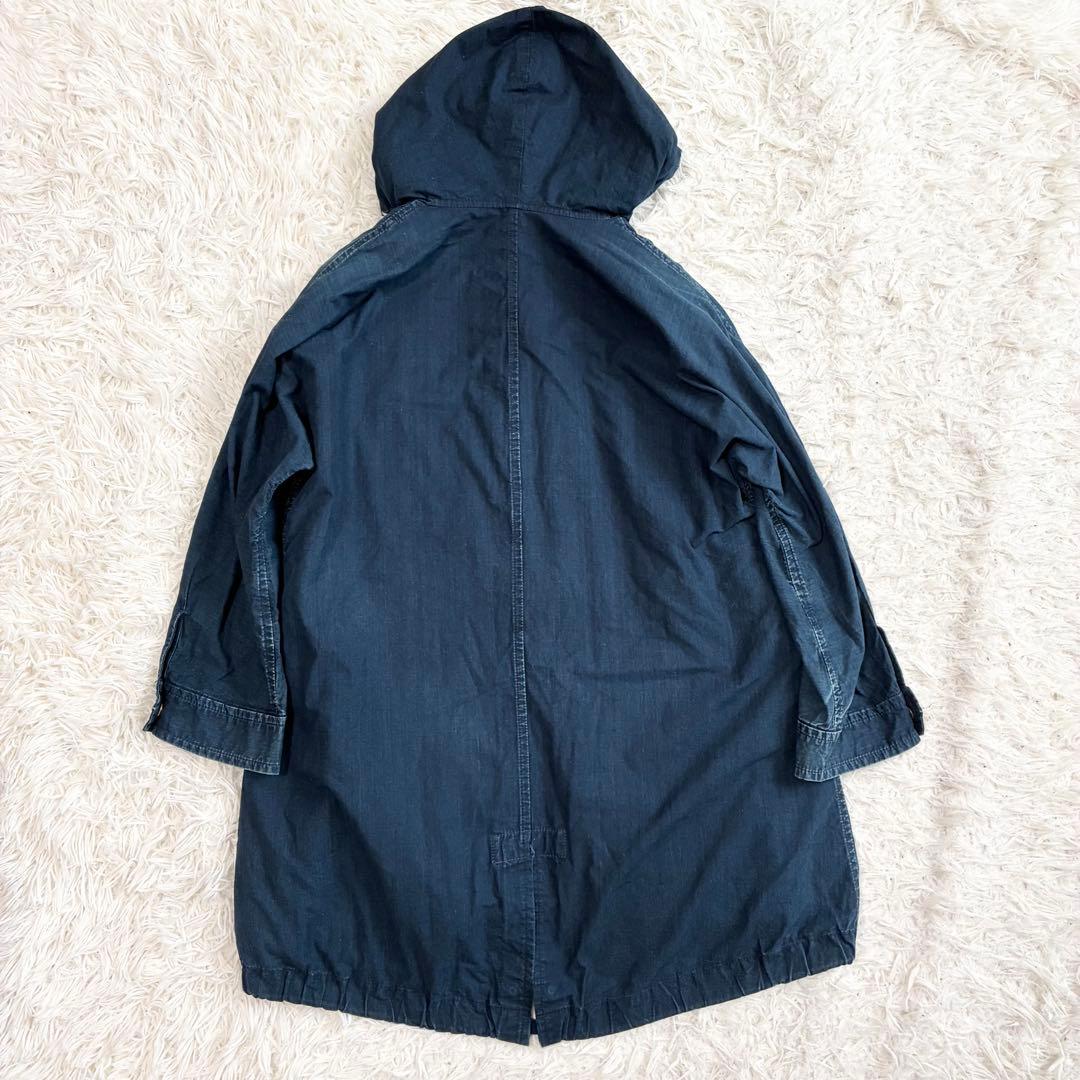 PAL'LAS PALACE インディゴ染め 裏ボア デニム コート ジャケット
