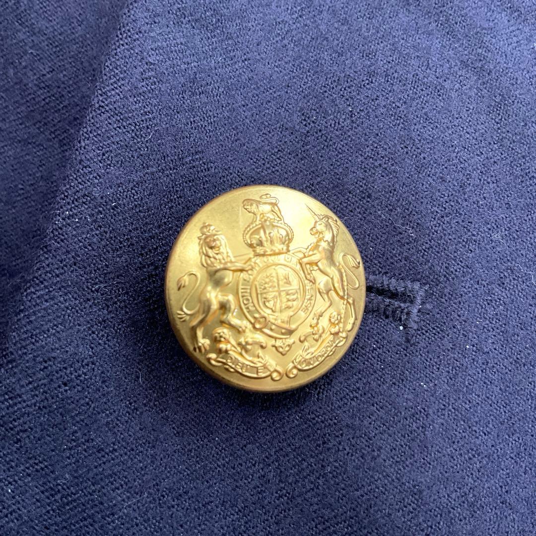 美品　現行　ポロラルフローレン　紺ブレ　ジャケット　金ボタン　M