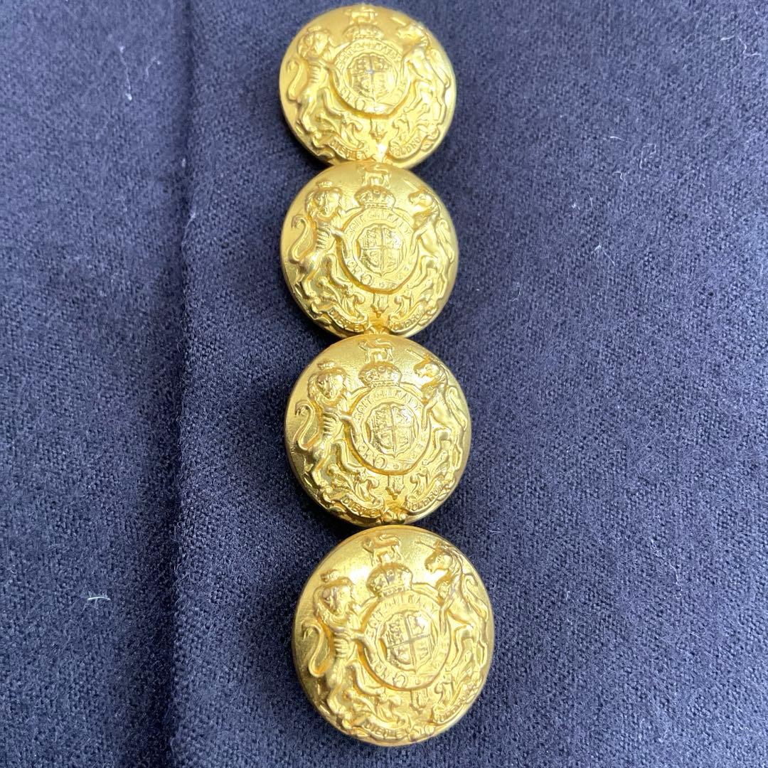 美品　現行　ポロラルフローレン　紺ブレ　ジャケット　金ボタン　M