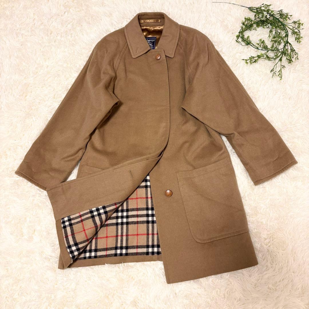 【美品✨】Burberrys 裏地ノバチェック ウールコート 英国製 丸善別注