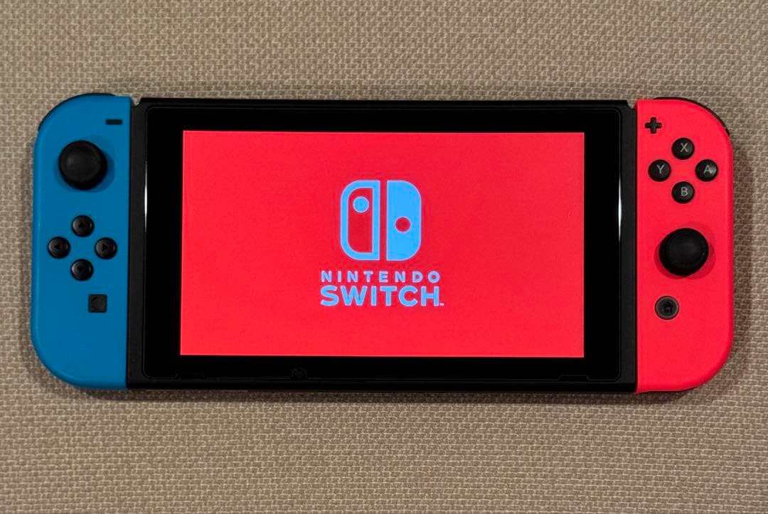【美品】Nintendo Switch 本体 バッテリー強化版　付属品完備
