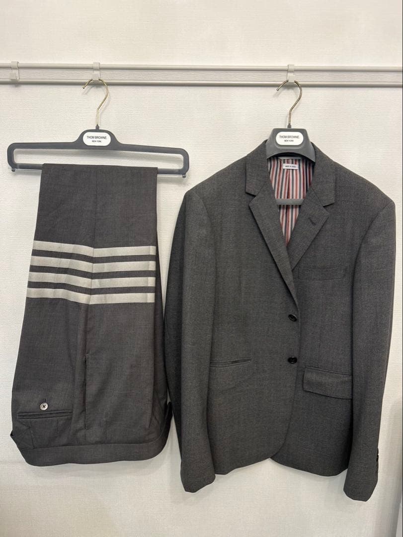 THOM BROWNE トムブラウン　スーツ　セットアップ　グレー　サイズ2