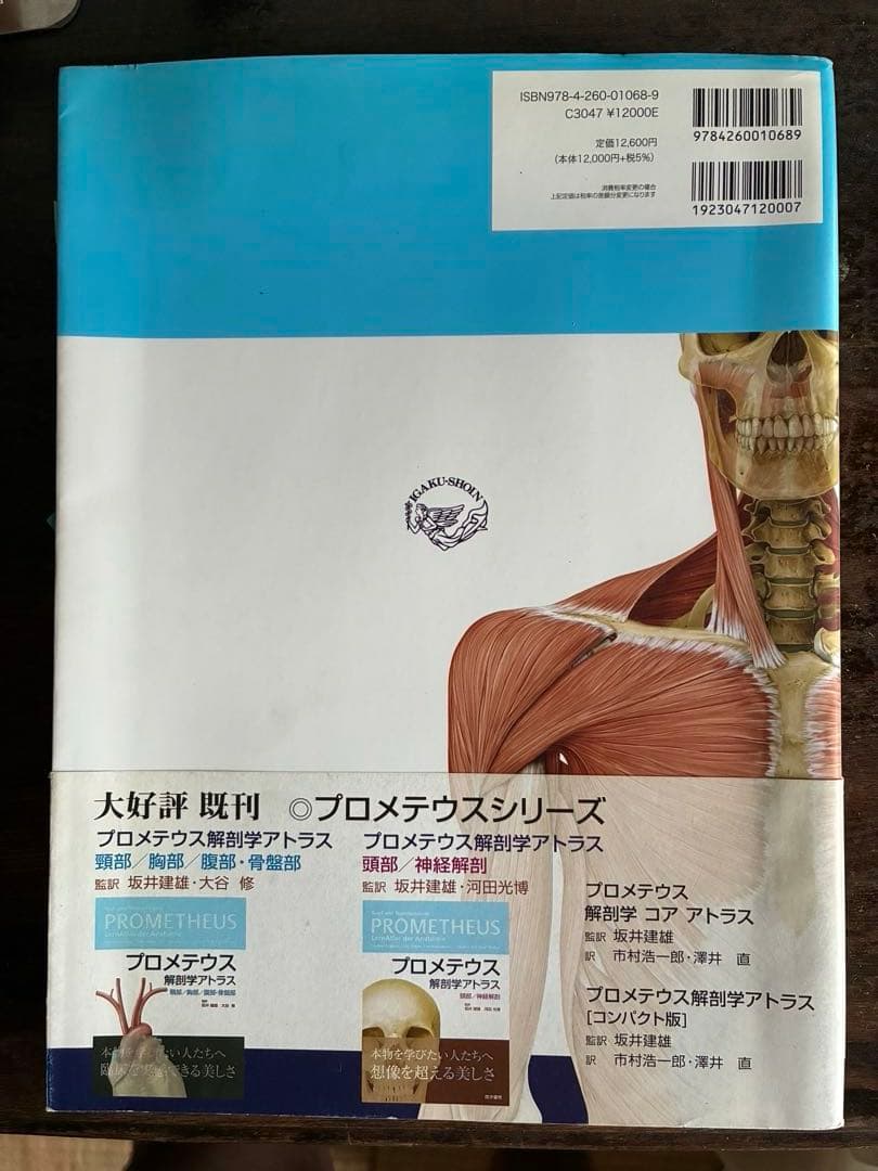 解剖学アトラス　人体の構造　大型本５冊セット