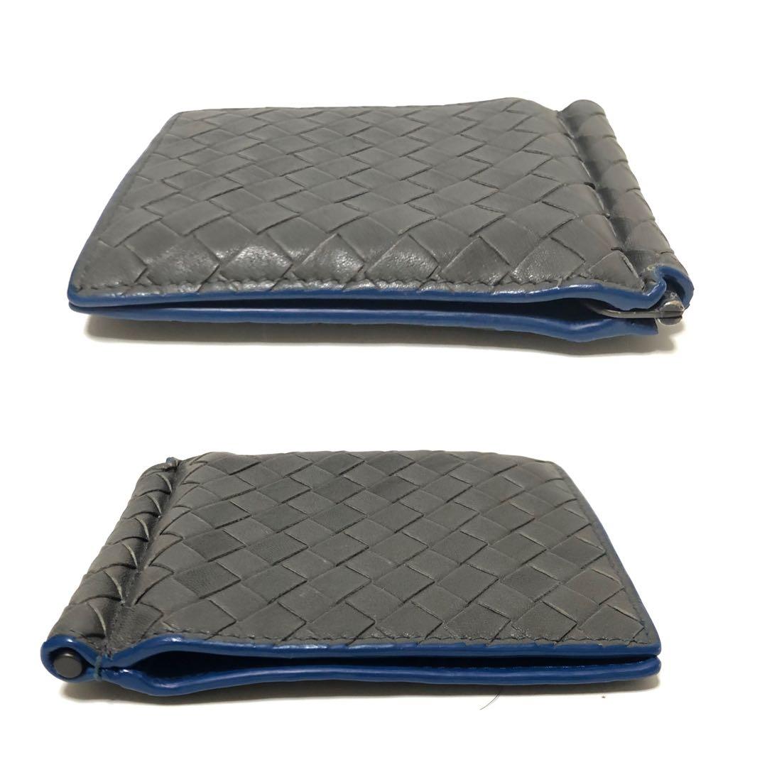 【美品】BOTTEGAVENETA ボッテガ　イントレチャート　マネークリップ