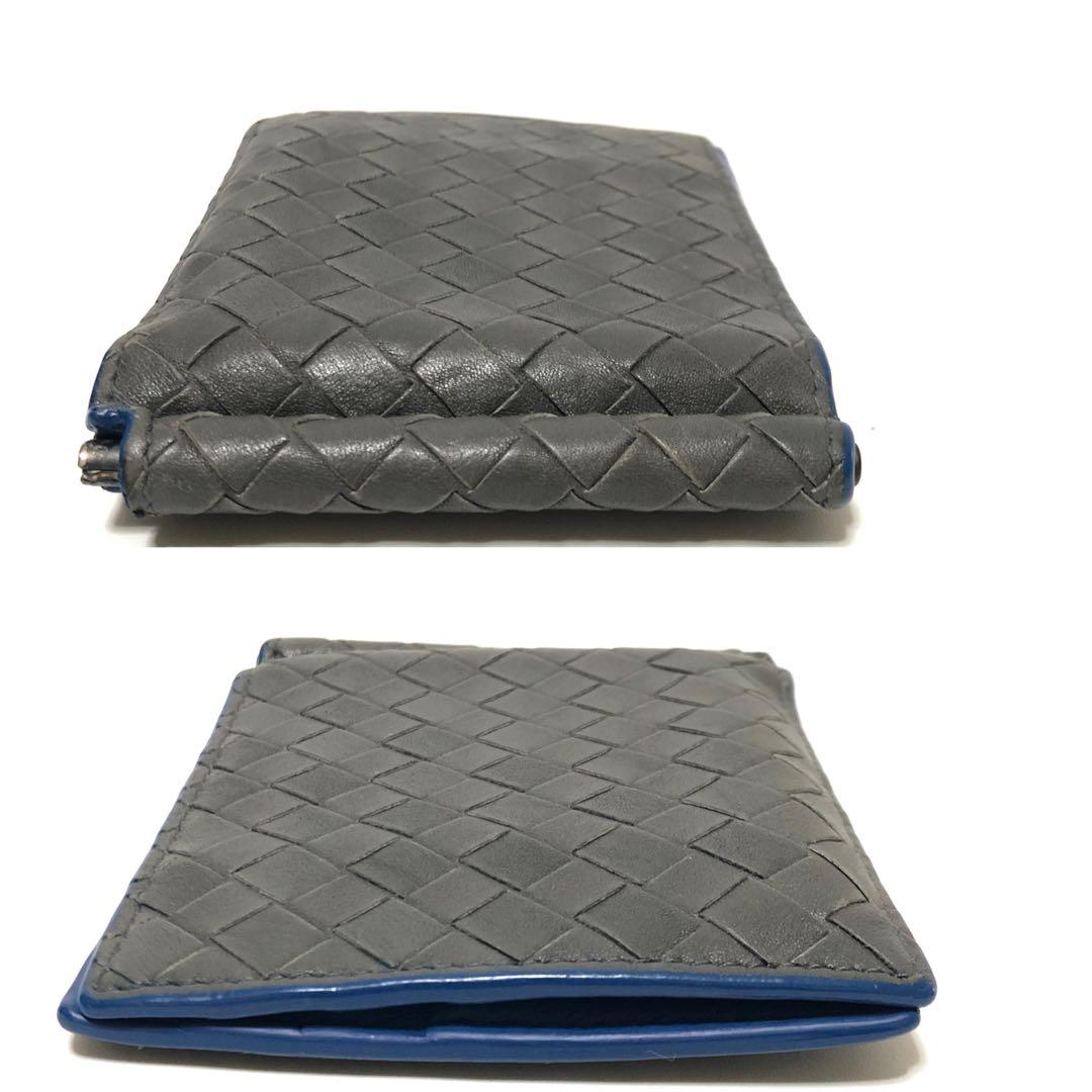 【美品】BOTTEGAVENETA ボッテガ　イントレチャート　マネークリップ