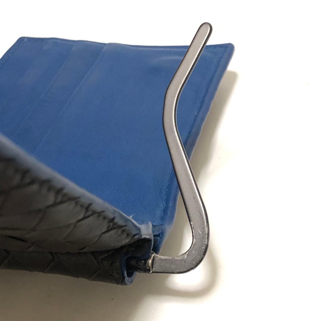 【美品】BOTTEGAVENETA ボッテガ　イントレチャート　マネークリップ