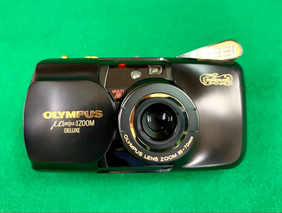 OLYMPUS μ ZOOM DELUXE オリンパス ミュー ブラック