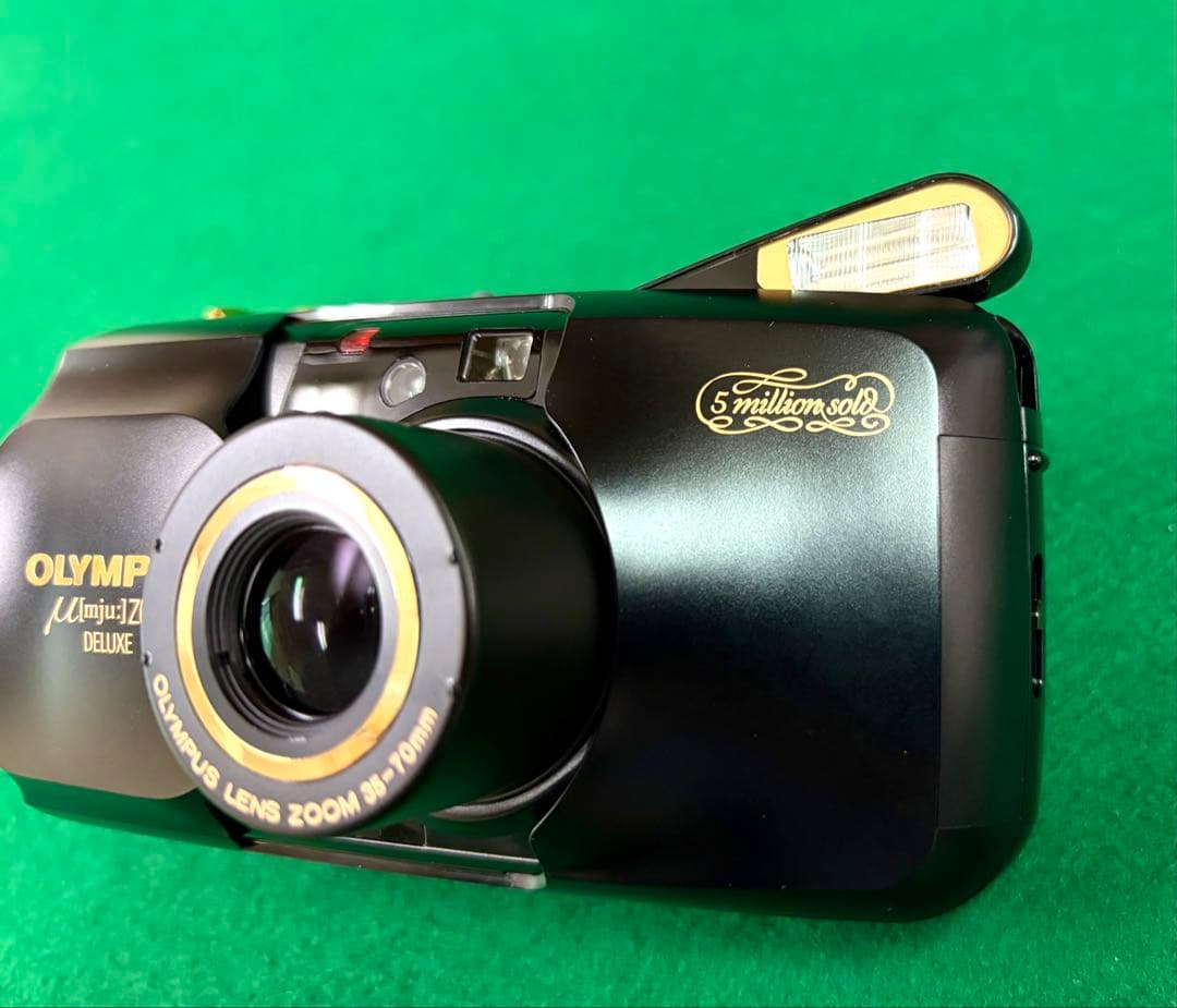 OLYMPUS μ ZOOM DELUXE オリンパス ミュー ブラック