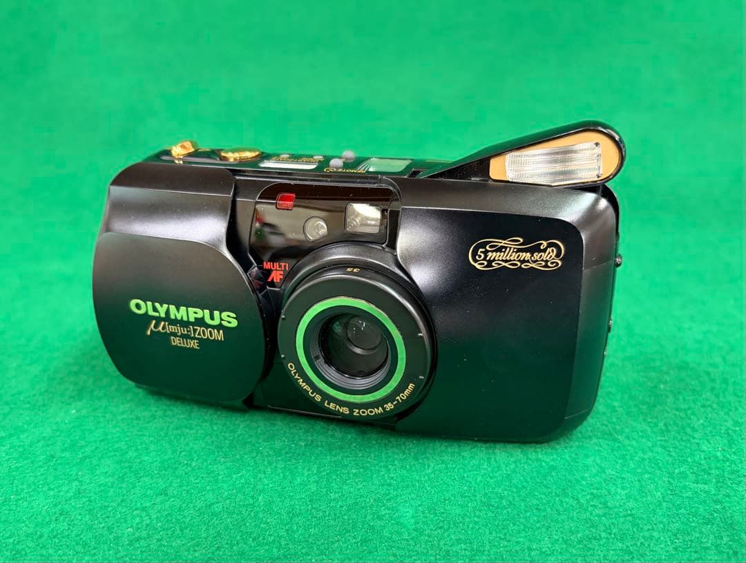 OLYMPUS μ ZOOM DELUXE オリンパス ミュー ブラック