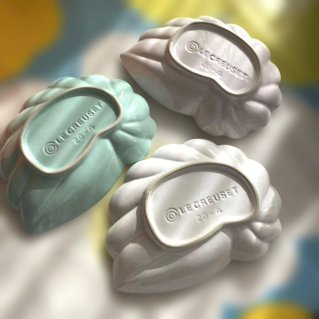 ル・クルーゼ　ミディアムシェルディッシュ3枚