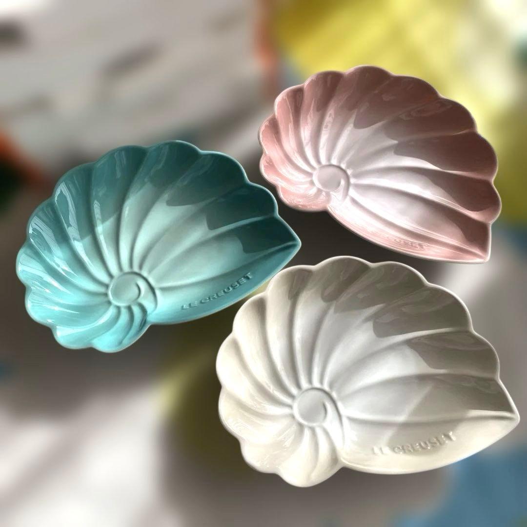 ル・クルーゼ　ミディアムシェルディッシュ3枚