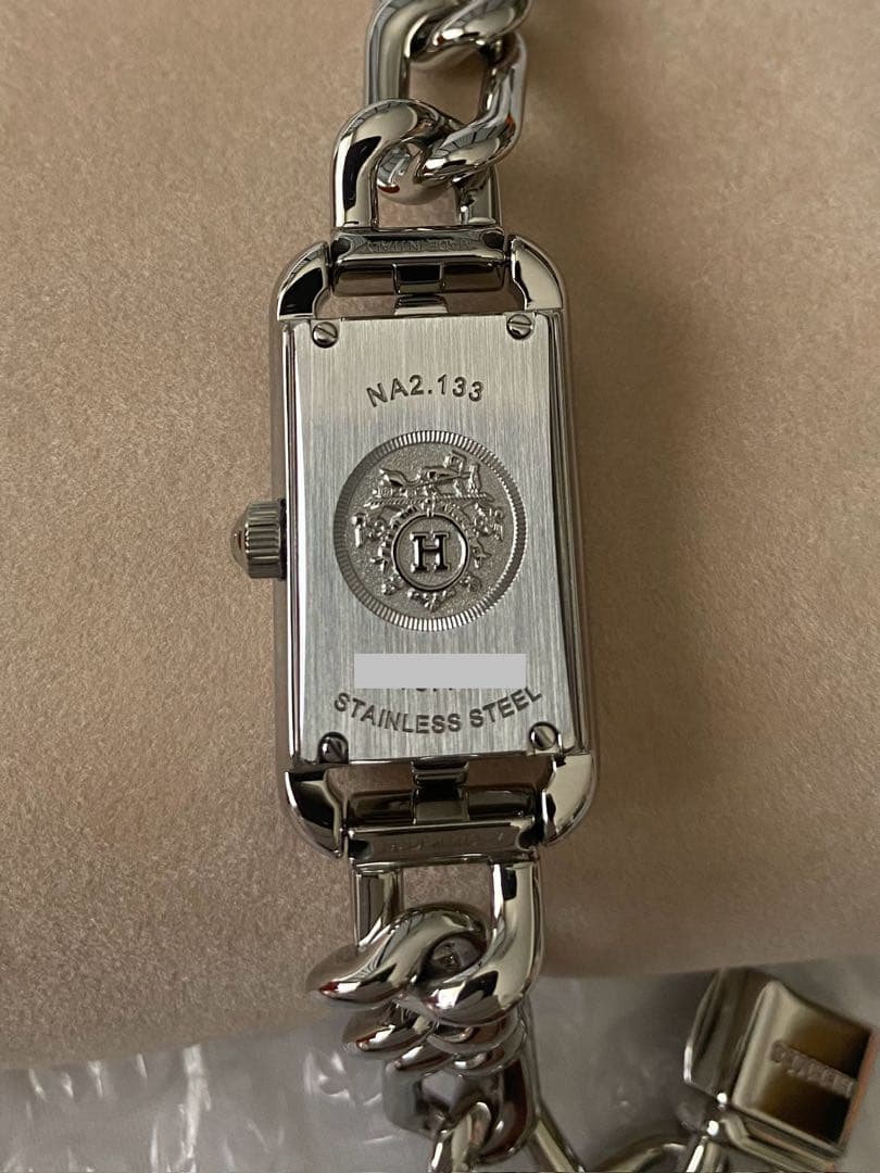 【専用】エルメス腕時計ナンタケットPM 29 mm ダイヤモンド　ステンレス新品