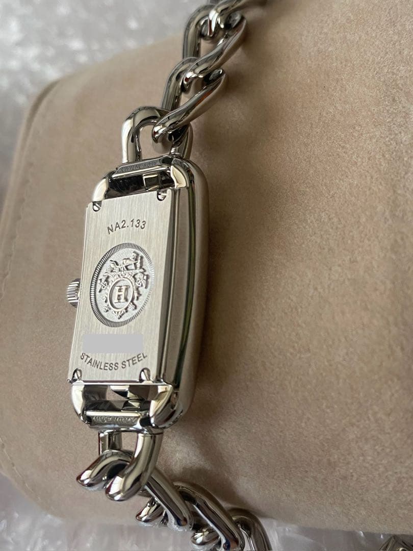 【専用】エルメス腕時計ナンタケットPM 29 mm ダイヤモンド　ステンレス新品